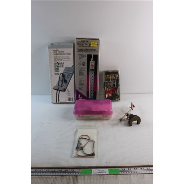 Tool Kit, USB Interface Adapter, (2) 8 - Power Outlets and Assorted Items