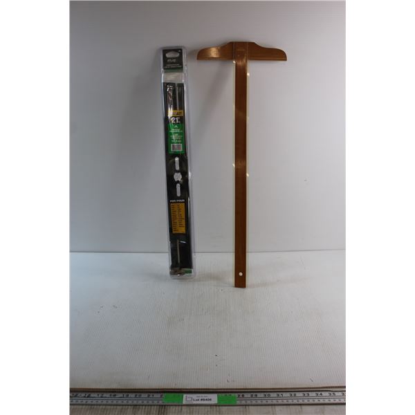 Drafting Square and 21'' Universal Mulching Blade