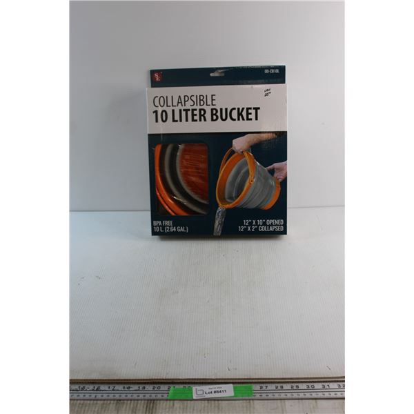 Collapsible 10 Liter Bucket