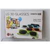Image 7 : (5) Pack of LG 3D Glasses - Art Work Shop Kit - Glass Container of Sea Shells (chipped) - Tea Light 