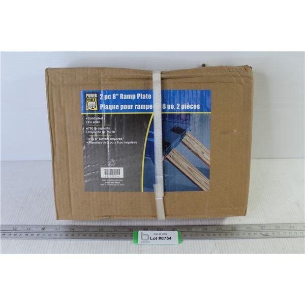 2 Pieces 8" Ramp Plates (NIB)