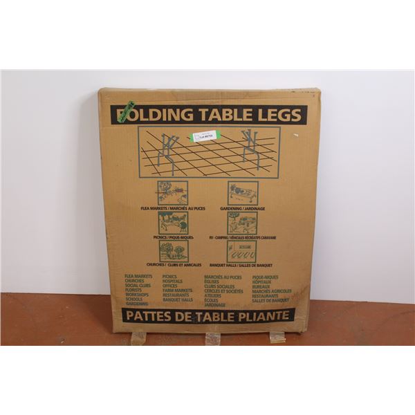 *Folding Table Legs (NIB)