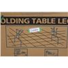 Image 2 : *Folding Table Legs (NIB)