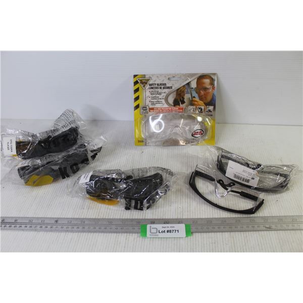 (3) Pair of Safety Glasses (3) Sunglass Safety Glasses