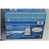 Image 3 : Luxway Slim Disk Lights (NIB) - (2) 3" Recessed Light Twin Pack - 100' Speedy Wind Measuring Tape