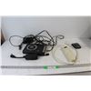 Image 1 : Extension Block, DVD Player, Assorted Electronics and Cords