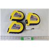 Image 1 : (3) 30m 100ft Speedy Rewind Measuring Tape