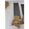 Image 4 : (2) Hand Saws, Mitre Box