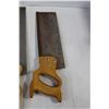 Image 5 : (2) Hand Saws, Mitre Box