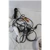 Image 4 : (5) Wii Nunchucks, Wii Wheel, Assorted Cords and Microphone