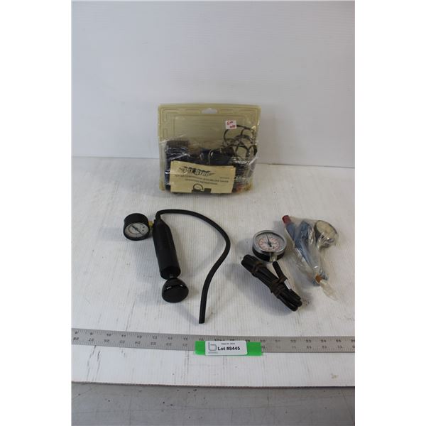 12V Air Compressor with Deluxe Gauge, (3) Gauges