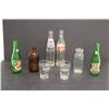 Image 1 : (5) Glass Bottles, (2) Coke Glasses, Milk Bottle
