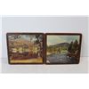 Image 11 : Wallets, Pass Cases, Pocket Key Wallet, Christmas Tins, (2) Nature Art Pieces,