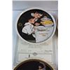 Image 5 : (4) Edwin M. Knowles Decorative Souvenir Plates