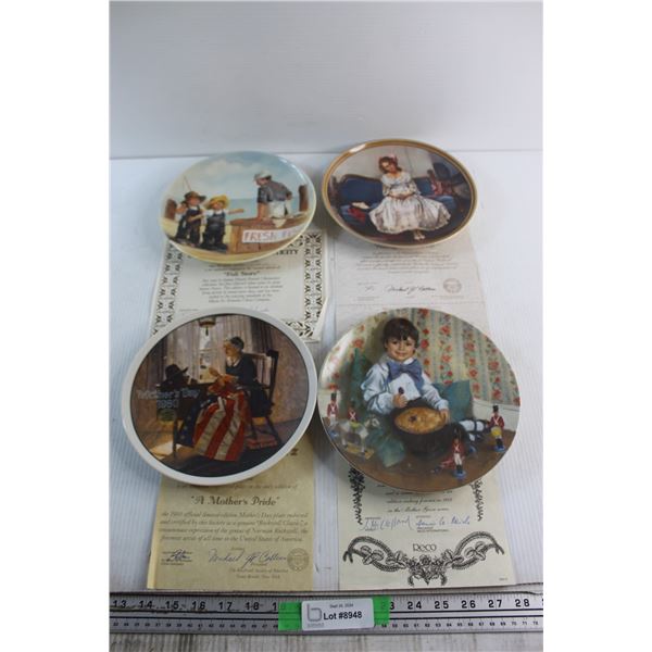 (3) Edwin M. Knowles and Reco Decorative Souvenir Plates