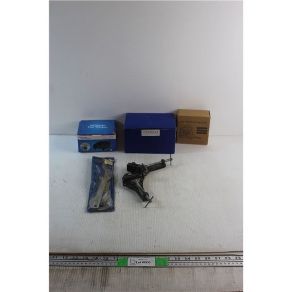 Automatic Cup Washer, 3 in 1 Laser Tape Measure - Sealed, Car Starter System and Assorted Items