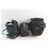 Image 7 : (3) Lowepro Camera Bags, Stylus 760 Camera and (2) Canon & Nikon Camera Lenses