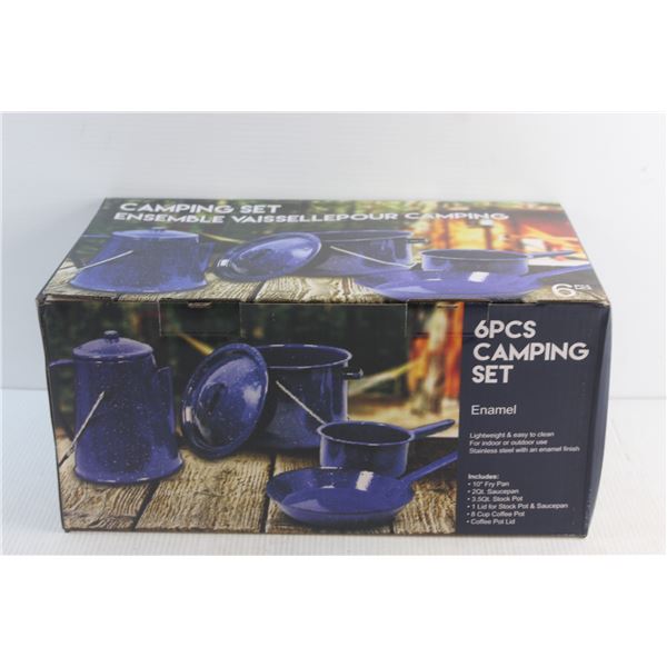 6pc Enamel Camping Set