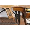 Image 3 : * Antique Eatonia Sewing Machine w/ Contents - 50" un-folded, 31" High x