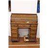 Image 1 : * Secretary Desk w/ Rolling Top - 18" x 42" x 42" - Some Wear