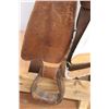 Image 9 : * 14" Barrel Saddle, Cow Country by Circle Y, Padded Seat, 6.5" Wide Gullet. Single Rigging, Rawhide