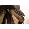 Image 7 : * 15" Saddle, Kenway (Stamped 2801) Rawhide Covered Wood Tree, 6" Gullet Width, 33" Cinch & Stand, H