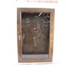 Image 1 : * Locking Wood Display Cabinet - 36" x 24" x 8"