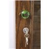 Image 6 : * Locking Wood Display Cabinet - 36" x 24" x 8"