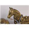 Image 3 : New Haven Clock & Metal Cast Horse Mantel Clock (Electric) - 18" x 11" x 6" & Cowboy Tie