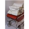 Image 5 : *Vintage Baby Doll Children's Stroller - 21" x 22" x 10" - Missing Rubber on Rims, Some Wear