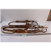 Image 1 : (2) Leather Bridles w/ Nosebands