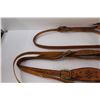 Image 4 : (2) Leather Bridles w/ Nosebands