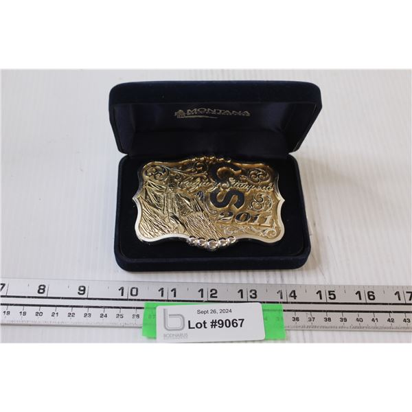 Calgary Stampede 2011 - Montana Silver Smiths Belt Buckle in Case