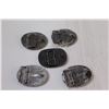 Image 7 : (5) Hesston Children's National Finals Belt Buckles - 1988-1998