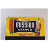 Image 2 : * Drink Mission Orange Chalk Menu Board - Some Rust - 27" x 19"