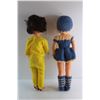 Image 6 : Vintage 1960s Regal Canada 24'' Walking Doll- Model 248T with Blue Bonnet, Dress and Socks - 24'' Mo