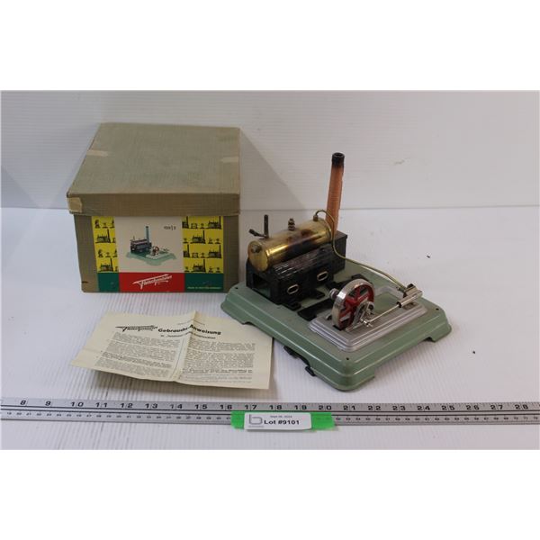 Fleischmann Metal Steam Engine Toy in Box - as is