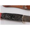Image 2 : Solingen Hunting Knife w/Sheath - some wear - 8.5"
