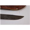 Image 3 : Solingen Hunting Knife w/Sheath - some wear - 8.5"