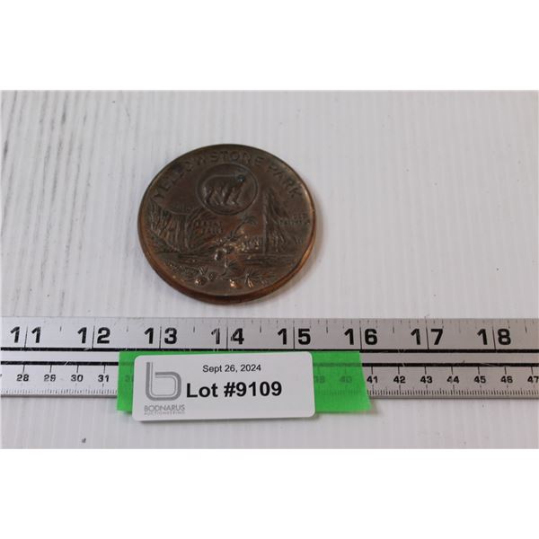 Yellowstone Park Token/Coin - 3"