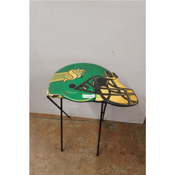 Saskatchewan Roughriders - Foldable End Table - as is - 26" x 21" x 12"