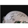 Image 2 : *Saskatchewan Roughriders Helmet 2002 - Signed: # 20, 74, 67, 89, 42, 68, 98, 72, 60, 20, ?)