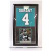 Image 1 : * Durant #4 Saskatchewan Roughriders Photo in Frame - 30.5" x 18"