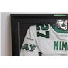 Image 2 : * Mimbs # 27 Saskatchewan Roughriders Jersey Framed & Signed - 40" x 32" x 3"
