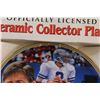 Image 2 : Dallas Cowboys - Troy Aikman Ceramic Collector Plate (22k Gold Trim) in Box