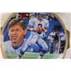 Image 3 : Dallas Cowboys - Troy Aikman Ceramic Collector Plate (22k Gold Trim) in Box