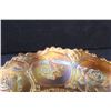 Image 3 : Dragon & Lotus Peach Lustre Carnival Glass Dish - 9"