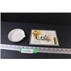 Image 1 : Coors USA White Pouring Dish & Wes's Shell Service Wall Temperature Gauge - Saskatoon
