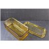 Image 5 : Anchor Hocking Amber Glass Butter Dish (Some Chipping - 8" x 3"