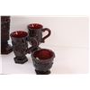 Image 4 : Avon Cape Cod: Vase, (4) Mugs, Salt & Pepper Shakers, Sugar Bowl